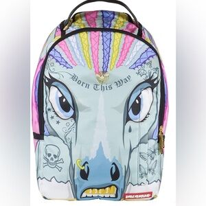 Sprayground Unicornrows Graphic Backpack - 'Born This Way'